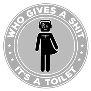 Sticker toilet